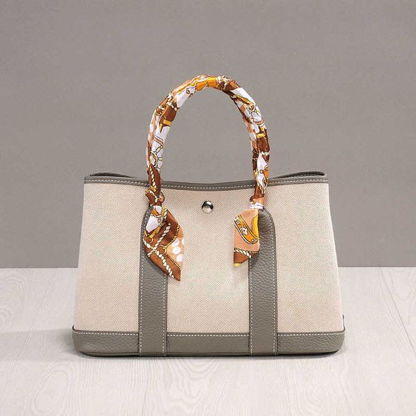 original edition h ermes party garden tote bags luxury designer online store canvas bag womens 2023 new star fashion high capacity one shou